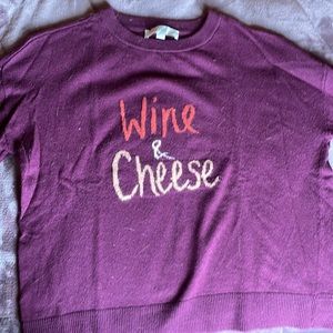 Wine and Cheese sweater